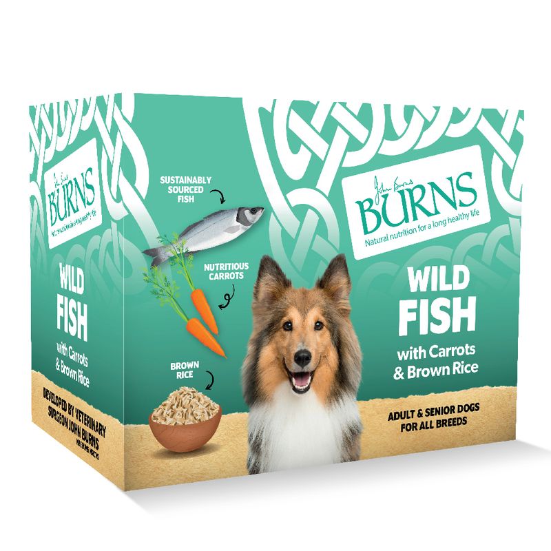 Burns Wild Fish with Carrots & Brown Rice
