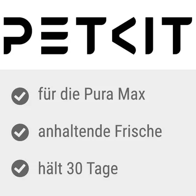 PETKIT. Für die Pura Max, anhaltende Frische, hält 30 Tage.