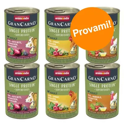 Set prova! animonda GranCarno Adult Superfoods