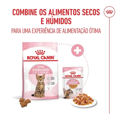 Royal Canin Sterilized Kitten em geleia
