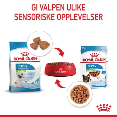 Royal Canin X-Small Puppy i saus