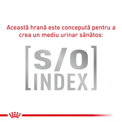 Această hrană este concepută pentru a crea un mediu urinar sănătos: [s/o] INDEX