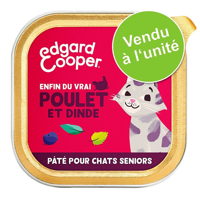 Edgard & Cooper Senior Pâté sans céréales 85 g pour chat