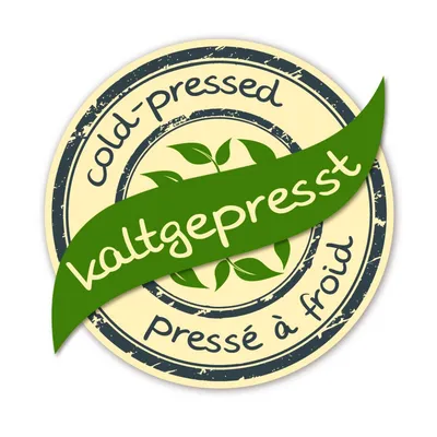 cold-pressed, kaltgepresst, pressé à froid