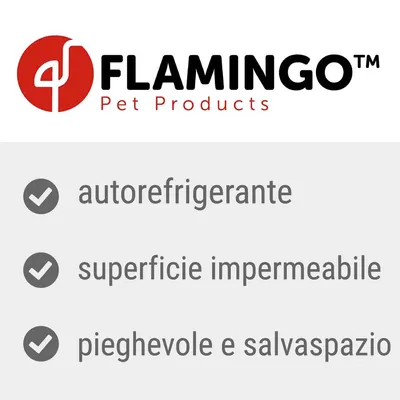 FLAMINGO Pet Products, autorefrigerante, superficie impermeabile, pieghevole e salvaspazio