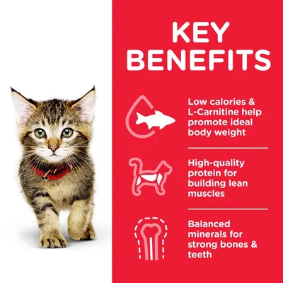 KEY BENEFITS: Low calories & L-Carnitine help promote ideal body weight. High-quality protein for building lean muscles. Balanced minerals for strong bones & teeth. Κείμενο στα αγγλικά.