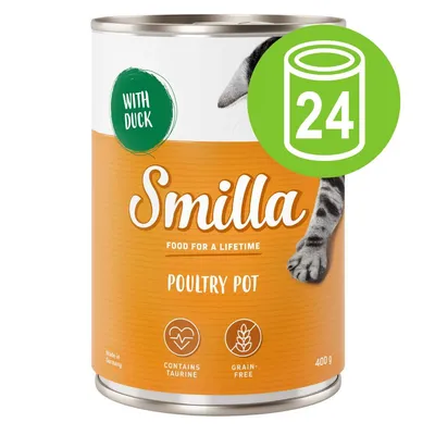 Smilla Gevogelte- en Vispannetje Voordeelpakket 24 x 400g
