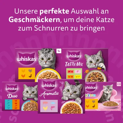 Multipack Whiskas Tasty Mix Portionsbeutel 48 x 85 g