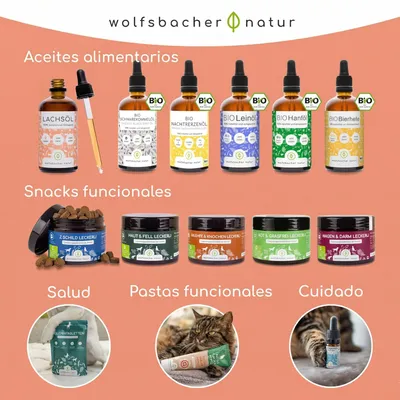 Aceite de salmón Wolfsbacher Natur para perros