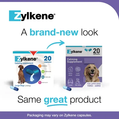 Zylkene Calming Supplement for Large Dogs 15 - 60 kg - 20 Capsules