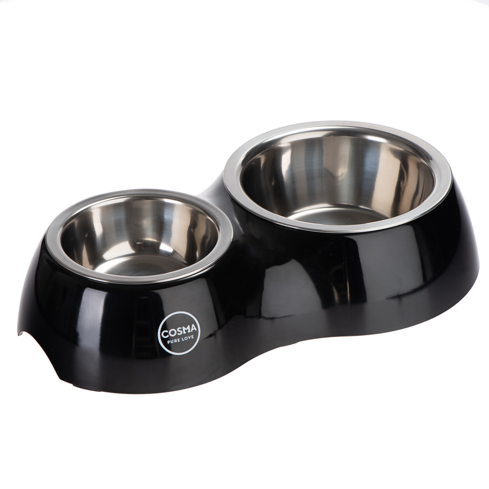 Fotografie produktu: Cosma dvojitá miska na krmivo - 250 ml / 750 ml, Ø 13 cm / Ø 16 cm