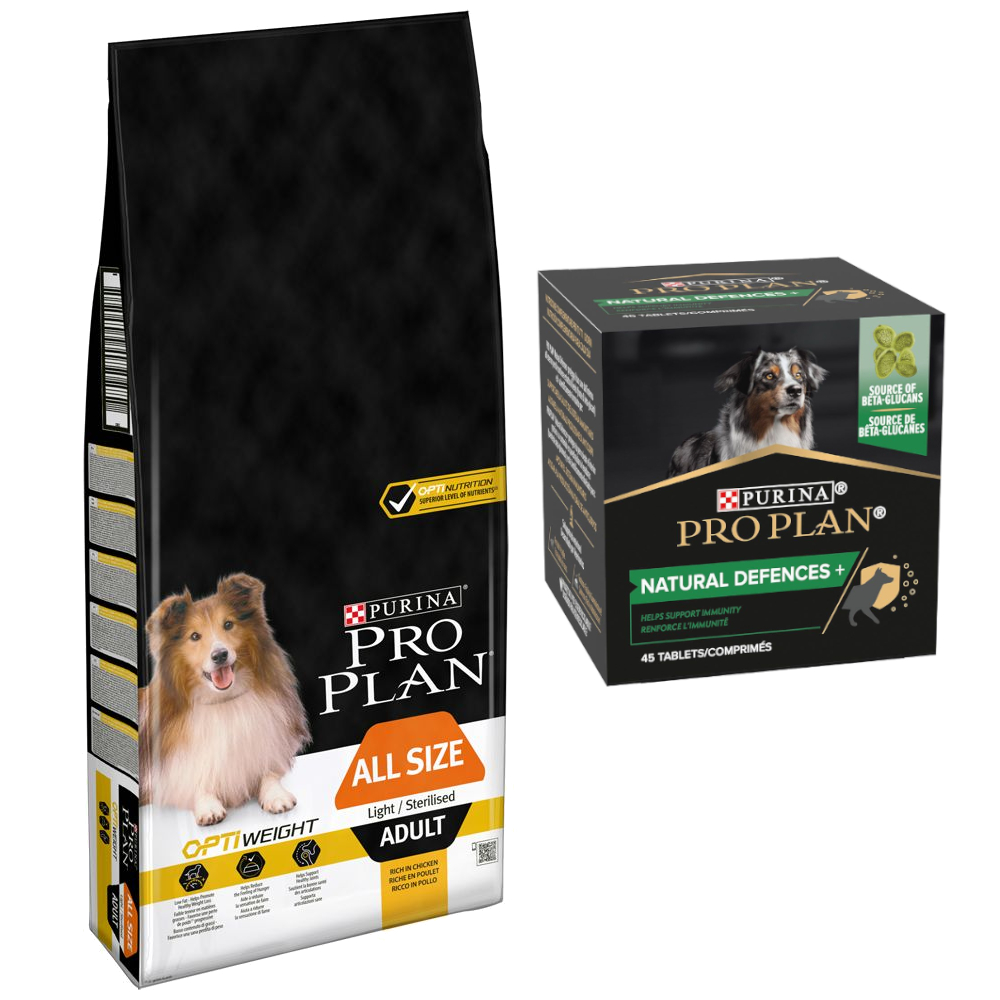 

Pro Plan 14 kg pienso para perros + Suplemento alimenticio ¡gratis! - All sizes Adult Sterilised pollo