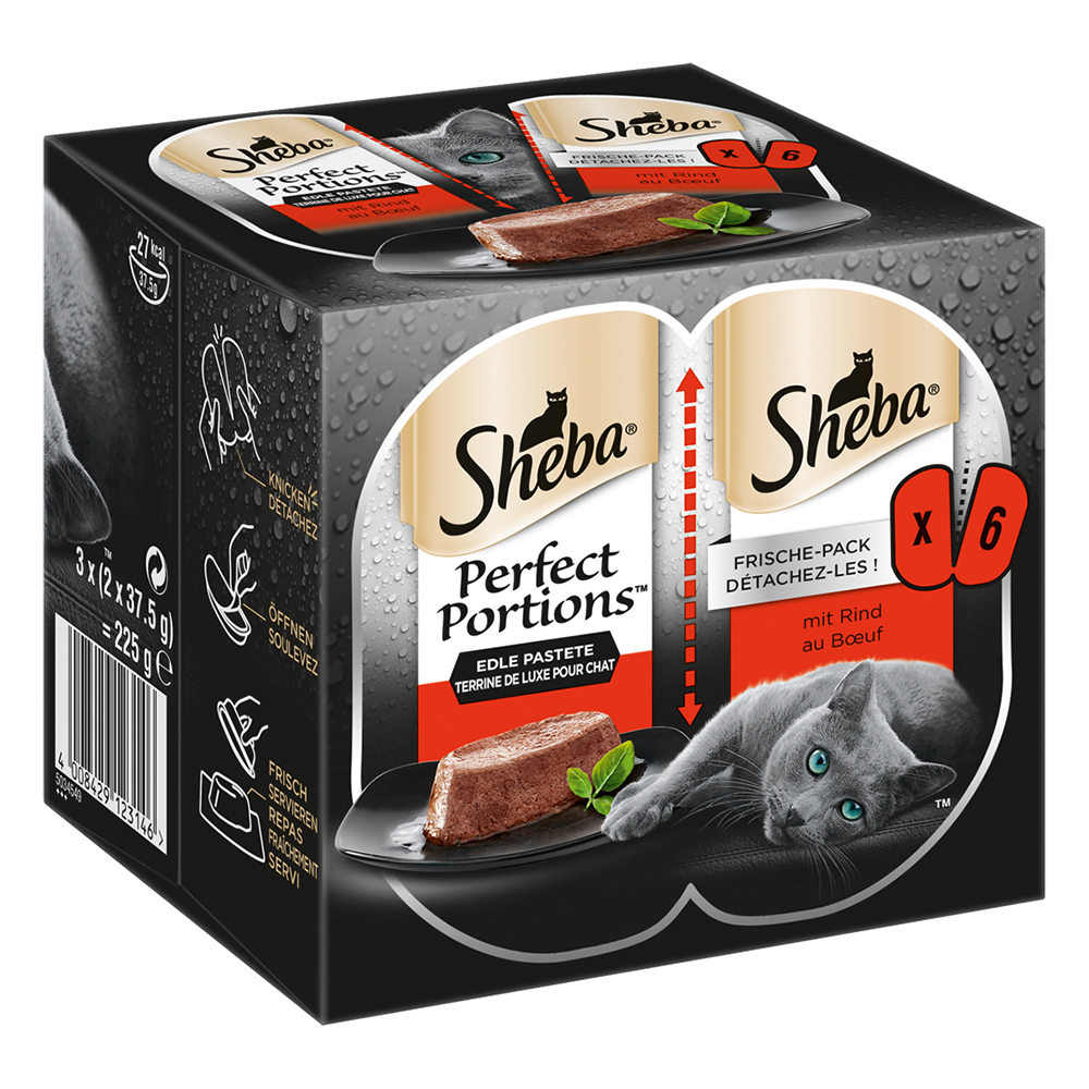 Sheba Perfect Portions 6 x 37,5 g - Paštika s kuřecím masem