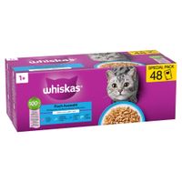 Whiskas 1+ buste 48 x 85 g Alimento umido per gatti