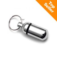 Pendentif porte-adresse chromé