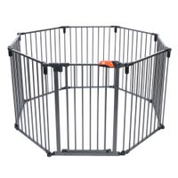 Recinto in metallo a otto lati con porta e chiusura di sicurezza, adatto per uso interno ed esterno.