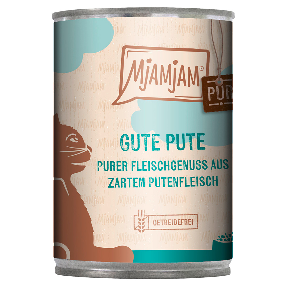 Fotografie produktu: Míchané balení MjAMjAM čistý masový požitek 6 x 400 g - mix (3 druhy)