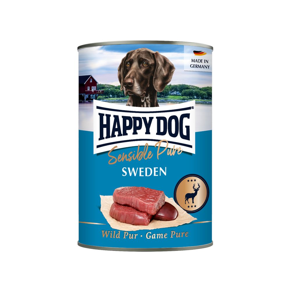 Fotografie produktu: Happy Dog Sensible Pure 12 × 400 g výhodné balení - Texas (krůtí)