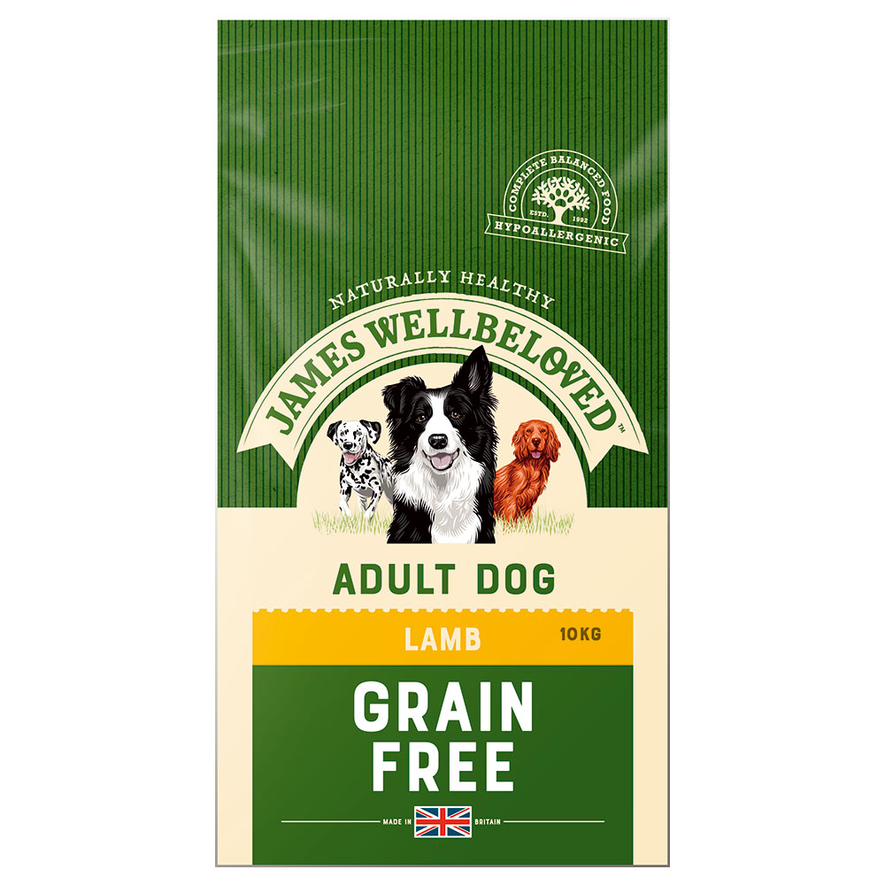 

James Wellbeloved Adult bezobilné s jehněčím & zeleninou - 10 kg