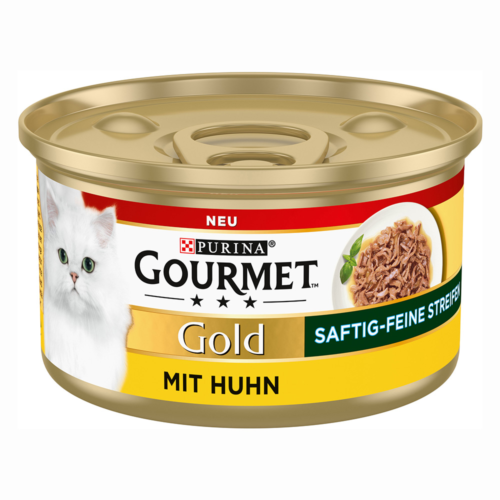 2 x Gourmet Gold zum Sonderpreis! - Saftig-Feine Streifen: Huhn (2 x 12 x 85 g)