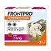 Frontline FRONTPRO compresse masticabili per cani 2-4 kg 3 compresse (11 mg)