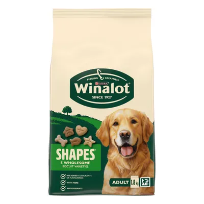 Winalot Shapes Dog Biscuits - Economy Pack: 2 x 1.8kg