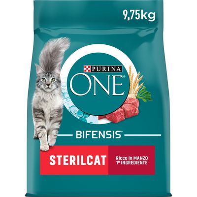 PURINA ONE SterilCat crocchette con Manzo per gatto