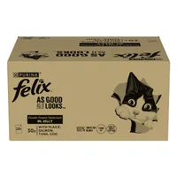 Felix As Good As It Looks Mega Pack 120 x 85g - Ocean Feasts Selection in Jelly