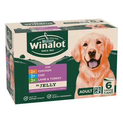 Winalot Classics in Jelly 6 x 400g - Mixed Pack (3 Varieties)