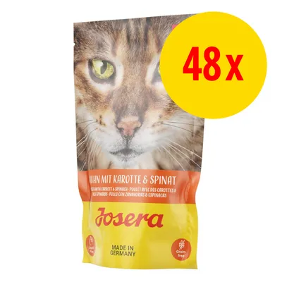 Josera Huhn mit Karotte & Spinat, Made in Germany, getreidefrei, 48x Packung. Josera Huhn mit Karotte & Spinat, Made in Germany, getreidefrei, 48x Packung.