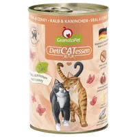 Икономична опаковка GranataPet DeliCatessen 24 x 400 г - телешко и заешко
