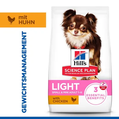 Hill's Science Plan Light Adult 1-6 Small & Mini Poulet - 6 kg
