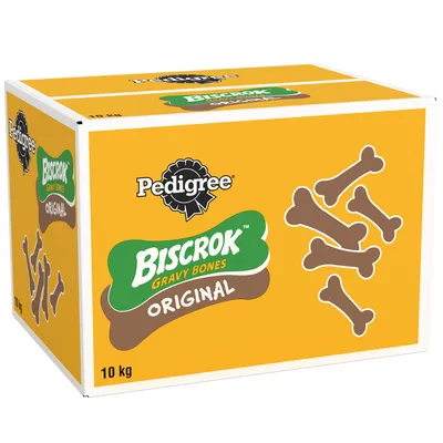 PEDIGREE® BISCROK™ Gravy Bones Adult Dog Treats Original Biscuits - 10kg PEDIGREE® BISCROK™ Gravy Bones Adult Dog Treats Original Biscuits - 10kg