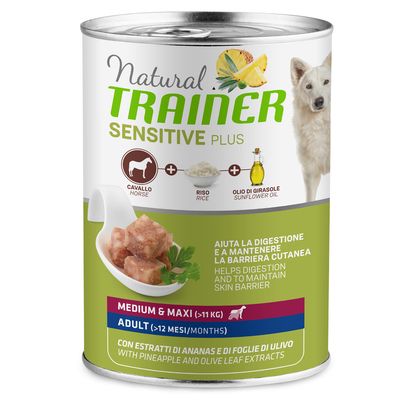 Trainer Natural Sensitive Plus Adult 6 x 400 g konina & ryż