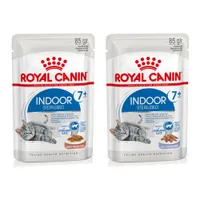 Sparpaket Royal Canin Pouch 24 x 85 g - Mix: Indoor Sterilised 7+ in Soße + Gelee