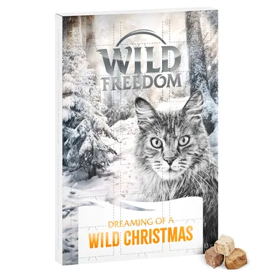 Wild Freedom adventný kalendár pre mačky - mrazom sušené RAW maškrty