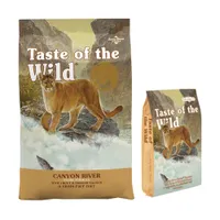 6,6 kg + 2 kg gratis! Taste of the Wild  - Canyon River Feline