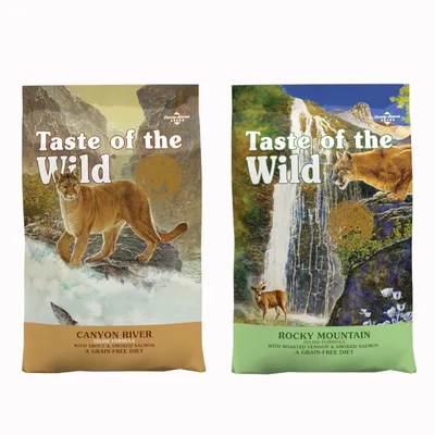 Multipack Risparmio! 2 x 6,6 kg Taste of the Wild Crocchette per gatti - Mix: 6,6 kg Rocky Mountain Feline + 6,6 kg Canyon River Feline