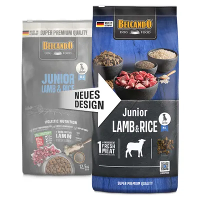 Belcando Junior Lamm & Reis - Sparpaket: 2 x 12,5 kg