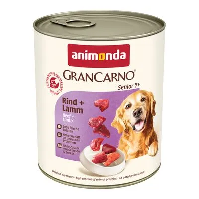 animonda GranCarno Original Senior Hondenvoer 6 x 800 g - Rund & Lam