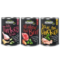 Sparpaket Greenwoods Adult 12 x 400 g - lot mixte : 3 sortes