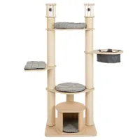 Arbre à chat Modern Living Aruba - gris clair + support de fixation