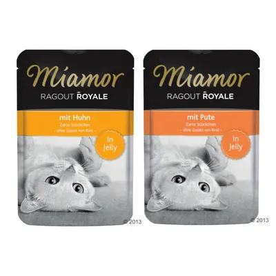 Mieszany zestaw Miamor Ragout Royale w galarecie, 44 x 100 g - Mieszany zestaw