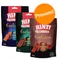 Set prova misto! RINTI Single-Meat Exclusive 3 x 50 g Snack per cani 3 gusti misti (Cervo puro, Cavallo puro, Struzzo puro)
