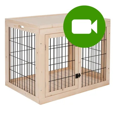 Przycisk odtwarzania filmu wideo o drewnianej klatce z metalowymi prętami. Kliknij tutaj, aby obejrzeć prezentację produktu. Przycisk odtwarzania filmu wideo o drewnianej klatce z metalowymi prętami. Kliknij tutaj, aby obejrzeć prezentację produktu.