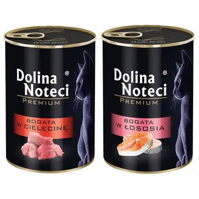 Dolina Noteci Premium, 24 x 400 g - Pakiet mieszany (2 smaki) Dolina Noteci Premium, 24 x 400 g - Pakiet mieszany (2 smaki)