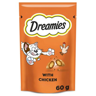 Dreamies Cat Treats - Chicken - 60g