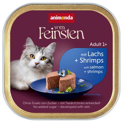 Neues Design, unveränderte Rezeptur. animonda vom Feinsten Adult 1+ mit Hühnerleber, Rind + Huhn, Pute + Kaninchen. Bestellung kann altes und neues Design enthalten.