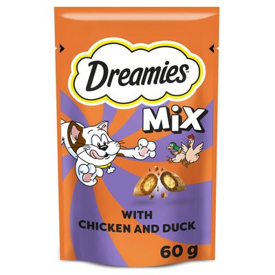 Dreamies Mix Cat Treats - Chicken & Duck