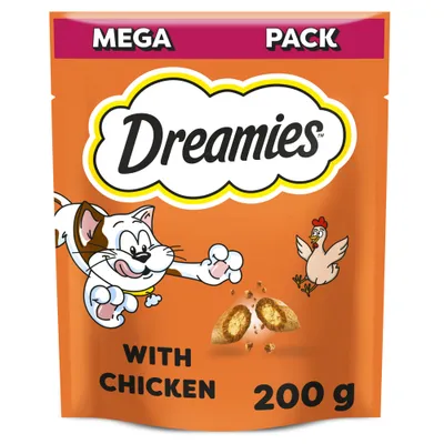 Big Pack Dreamies Cat Treats 200g - Chicken 